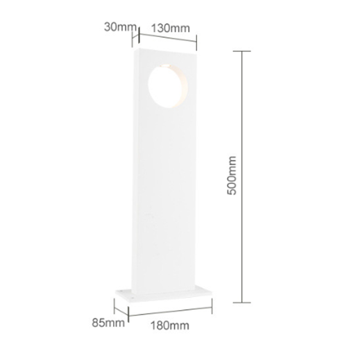 7W White Aluminum Bollard Light Fixtureof7W White Aluminum Bollard Light Fixtureof7W White Aluminum Bollard Light Fixtureof7W White Aluminum Bollard Light Fixtureof2X2 Light Bollard Size