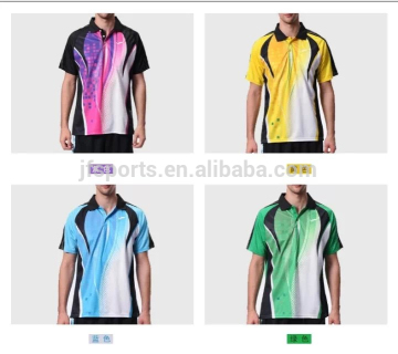 badminton shirt , newest fashionable tennis uniforms sets