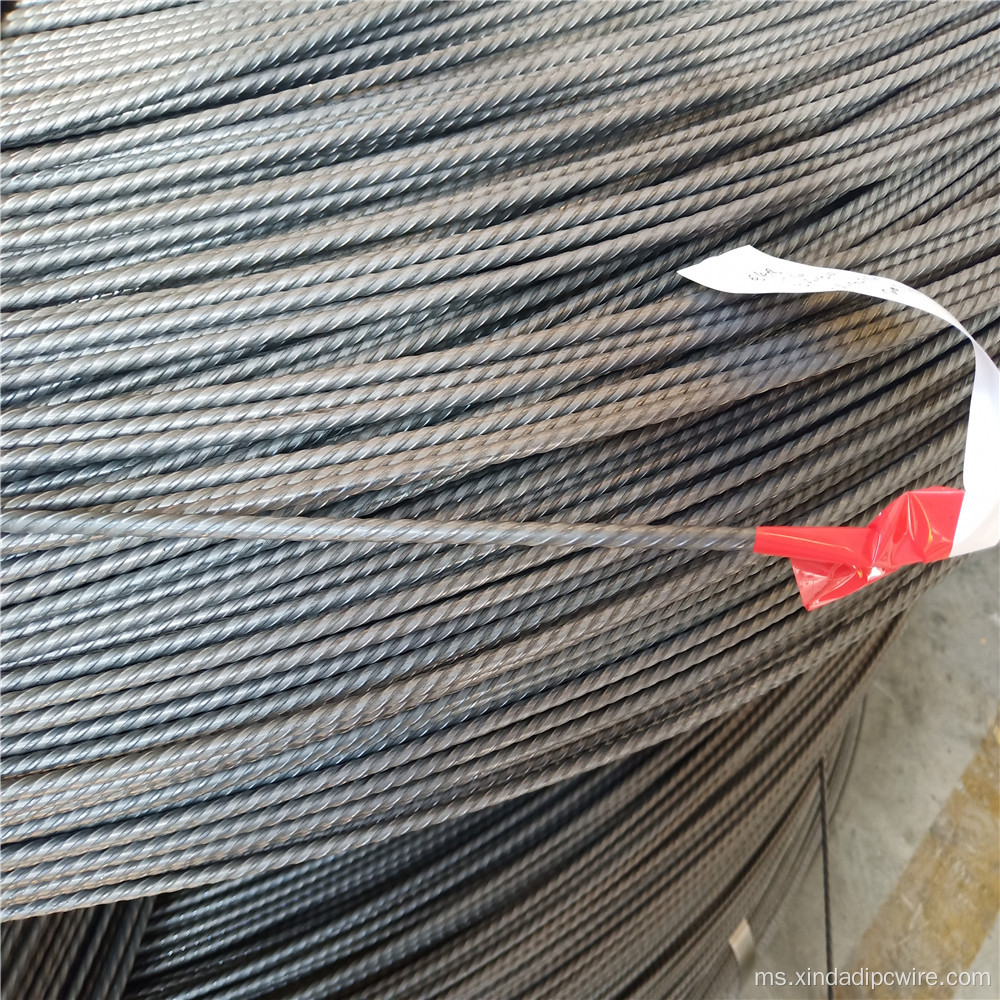 Wire Inden Kawat Keluli PC Karbon Tinggi 6MM