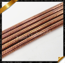 Antique Brass Copper Rondelle Beads, Copper Disc Heishi Gemstone Beads Jewelry (GB0132)