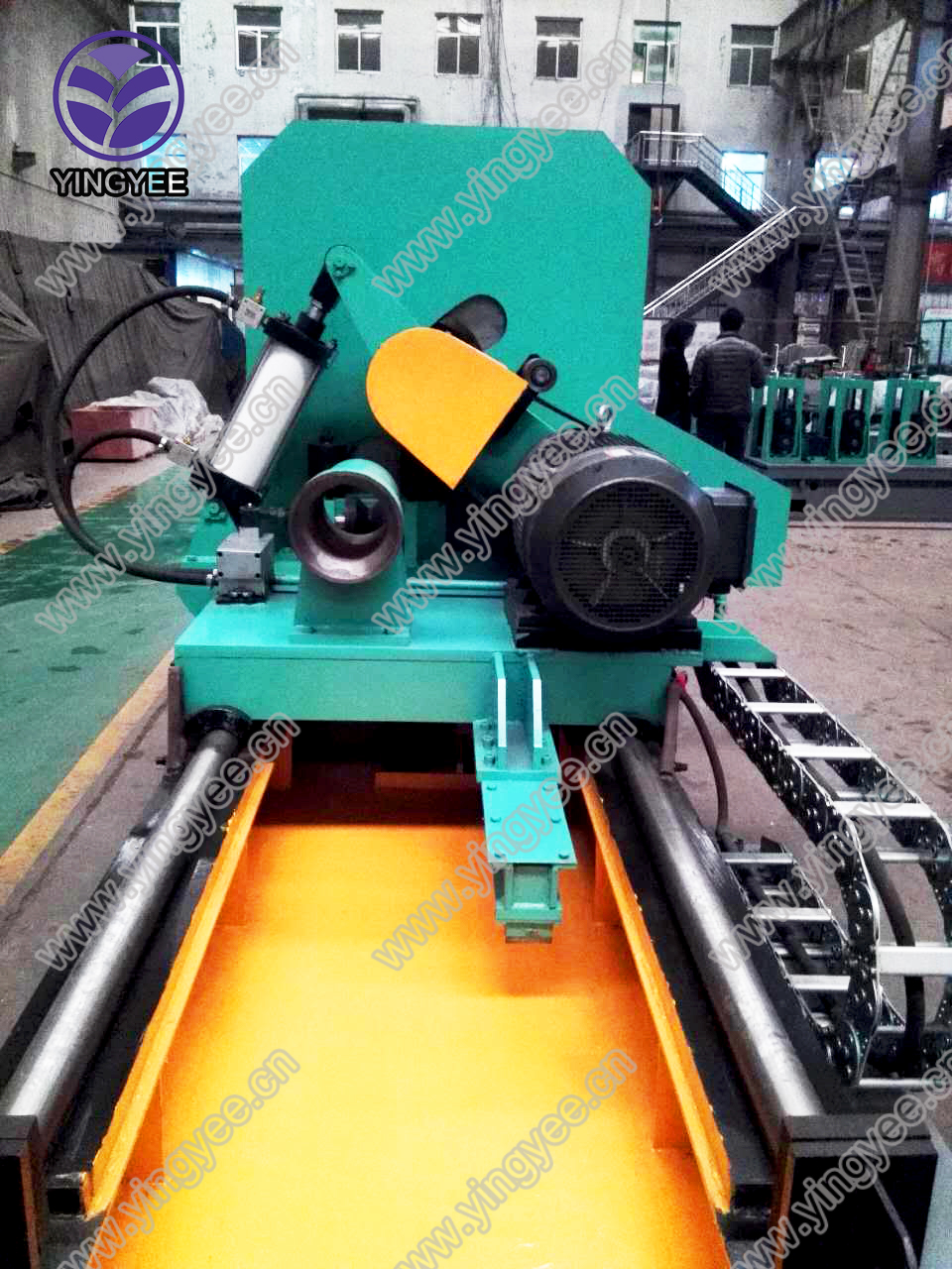 Cutting part of Tube production line