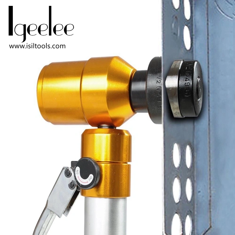 Igeelee Hydraulic Hole Digger Tool Hydraulic Hole Making Tool Tpa-8 Can Punch 22.5-61.5mm in The 3.5mm Mild Steel