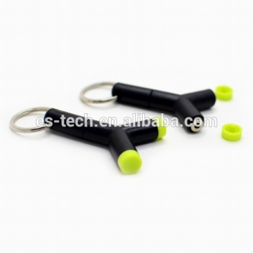 Promotion gift 3.5mm earphone splitter, Android cellphone stand splitter