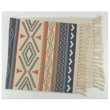 custom cotton woven printed doormat rug front mat