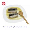 Sardinha enlatada de alta qualidade em óleo vegetal