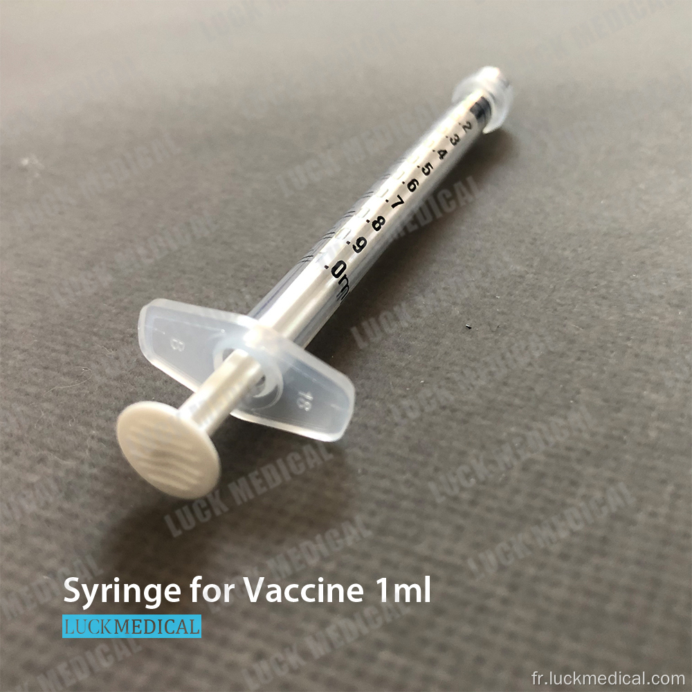 Vaccin à seringue vide covide 1 ml