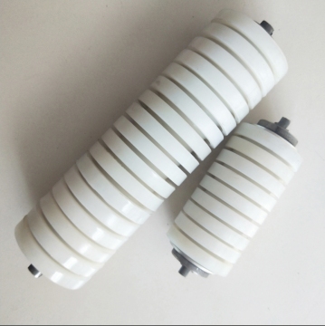food grade silicone conveyor belt impact buffering rubber idler roller