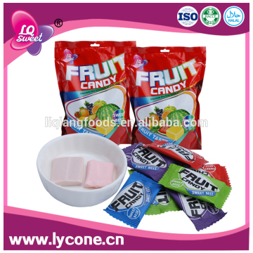 Halal assorted soft chewy fruit candy brands
