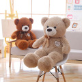 Plysch Teddy Bear Heart Shape Love Broderi