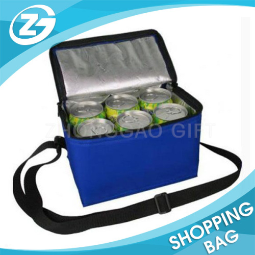 OEM Factory Custom Outdoor Picnic Thermal Insulated Shoulder Cooler 4 or 6 Bottle/Wine/Beer/Can Cooler Bags