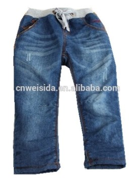 2015 new fashion jeans washed pants for boys