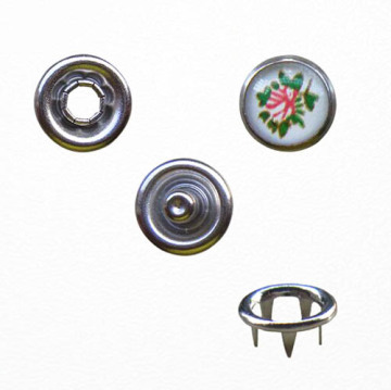 Metal Prong Type Snap on Button for Garment
