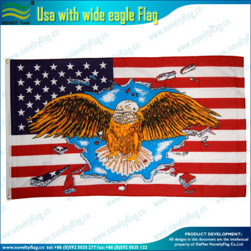 90*150cm Polyester American Eagle Flag