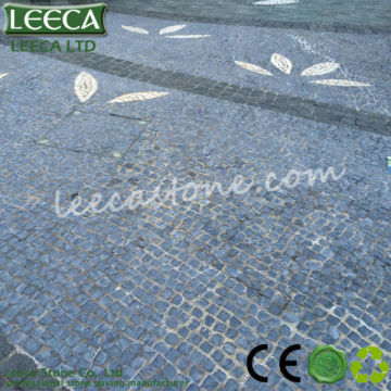 Tumble granite mesh paving stone