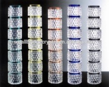 Decorative crystal columns for hotel and wedding decorations
