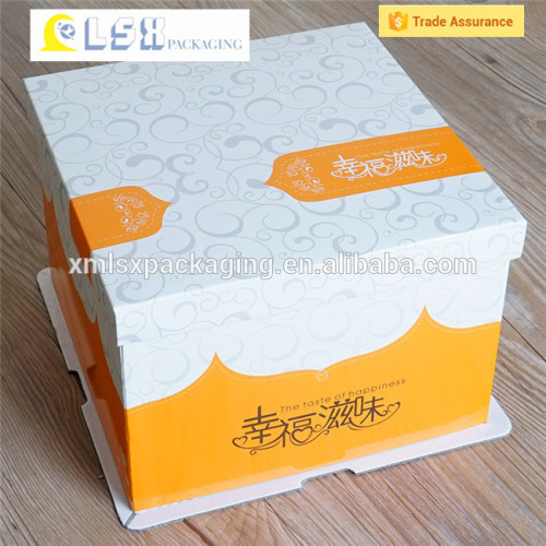 Small Cake Box with Rectangle Handle,Cheap Custom Cupcake Handle Box Cake Boxes Wholesale,paper cake box