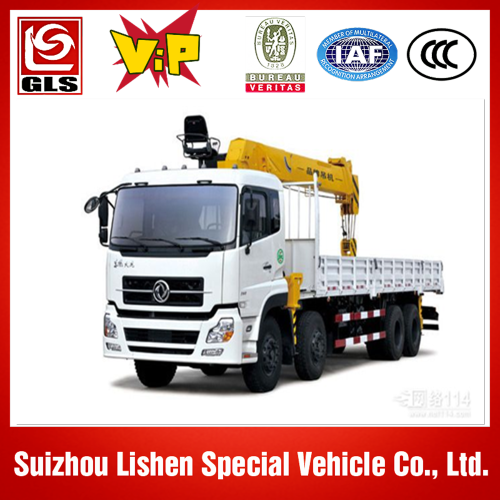 cần cẩu xe tải thủy lực dongfeng 5.3-12 tấn