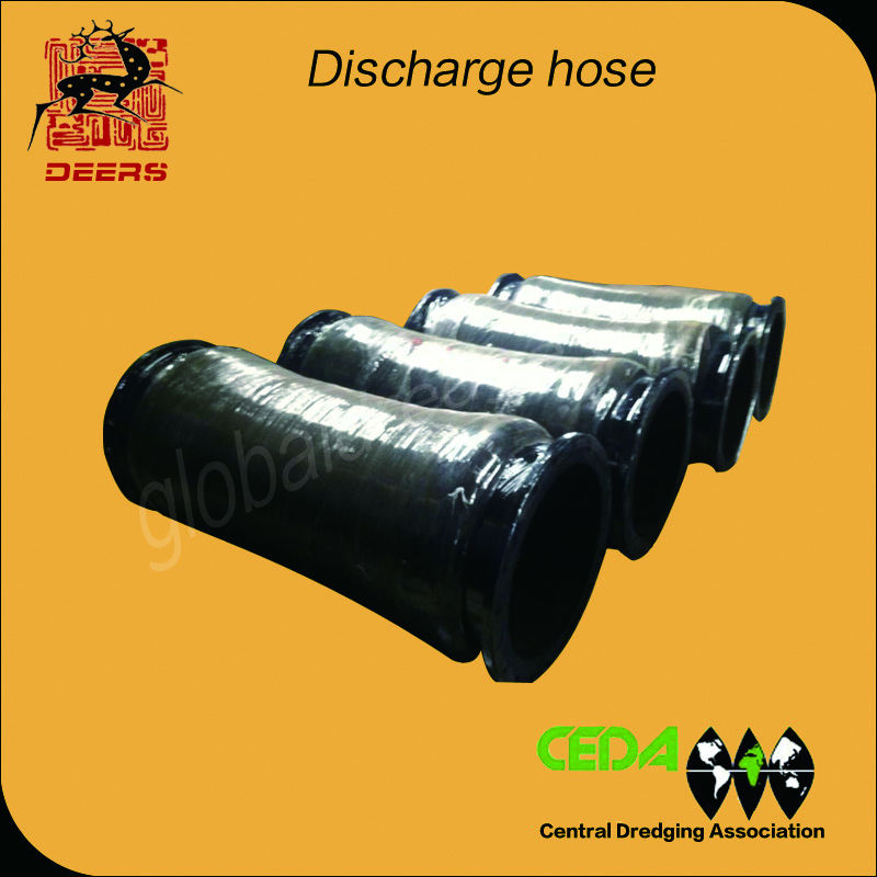 Easy install marine rubber dredging hose