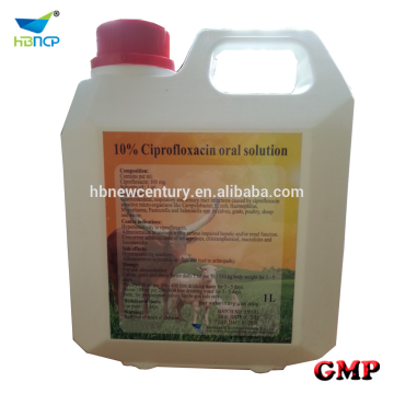 veterinary medicine oral solution 10% ciprofloxacin hcl