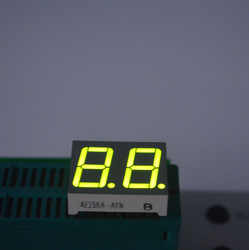 Factory Free Sample 0.8" 7 Segment LED Display RGB 2 Digit 0.8 inch seven segment display led 7 digit tube for advertising