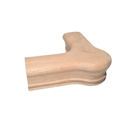 Sudut tangga kayu 90 darjah untuk handrail