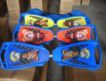 Children skate board