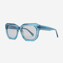 Alien Rectangular Acetate Unisex Sunglasses