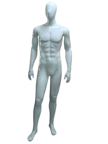 abstract head male mannequins