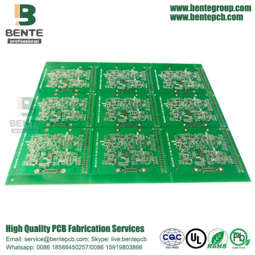 Soie multicouche jaune de carte PCB de haute précision