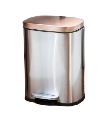 Stainless Steel Square Pedal Waste Bin