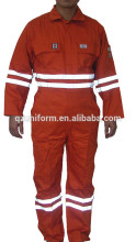 OEM manufactory protective nomex pyrovatex safety coverall workwear uniform coveralls with reflector