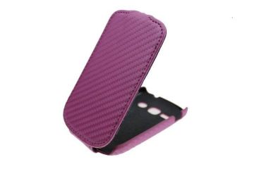 Pu Leather Flip Phone Case For Samsung Galaxy Fame S6810 , Flip Phone Cover