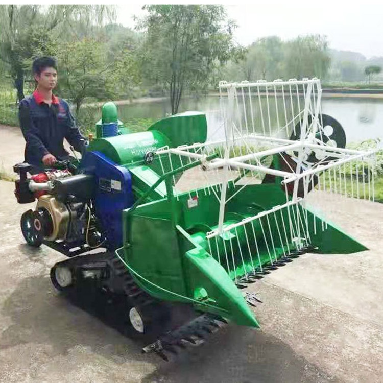 高品质小麦大麦燕麦大米迷你水稻联合收割机小麦收割机热销