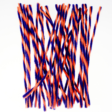 Yarn Chenille stem for making Halloween spiders