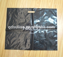 Fashionable LDPE plastic shopping die cut handle bags with printed Logo