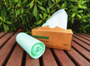 Biodegradable Compost Plastic Trash Bags On Roll