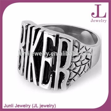 Gothic Style Ring Stainless Steel Biker Ring Classic Biker Ring