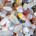 Piedras pulidas de calidad de piedra de ónix colorido natural