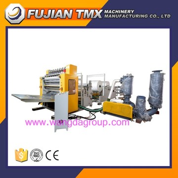WD-FTM2-2-9/210 Independent tension box-drawing interfolded facial tissue machine