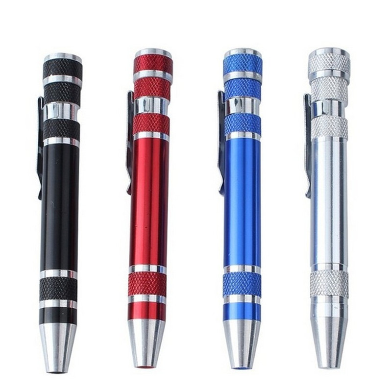 Hadiah Promosi Slotted Phillips Bit Set Pocket Portable Tool Precision Pen Bengeng