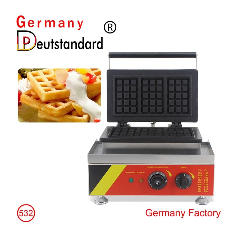 Pembuat Wafel Wafel Belgia NonStick dengan CE