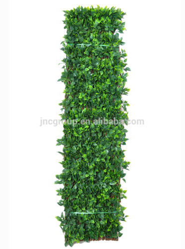 Eco-friendly artificial grass fence