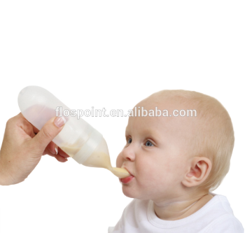 China adult baby food spon feeding bottle food grade silicone material feeding bottle