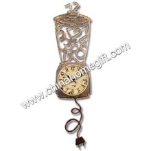 light shape wall clock