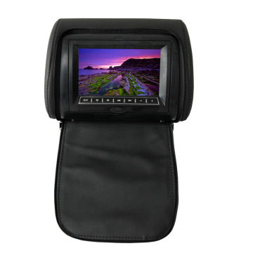 7 Inch Black High Resolution Car Headrest Dvd Players Multi - Language