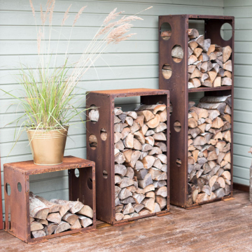 Custom Indoor Firewood Log Rack and Storage Solutions
