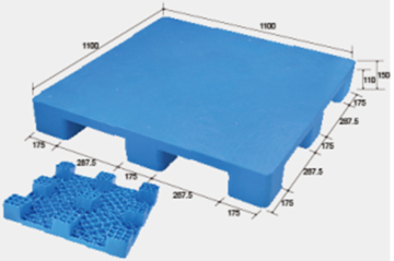 OEM solid plastic mesh high quality pallet mould