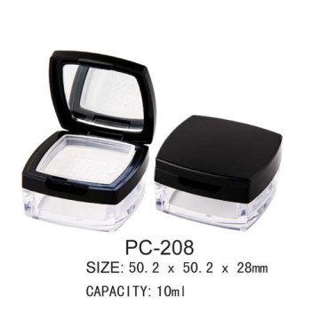 Square Empty Loose Powder Container