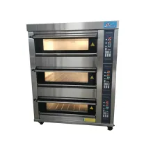 3 Deck Gas Baking Oven Small Bakery Shop Machine