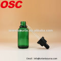 Bottiglia da 15 ml di bottiglia di vetro da 15 ml Bottiglia verde chiara di manomissione della bottiglia